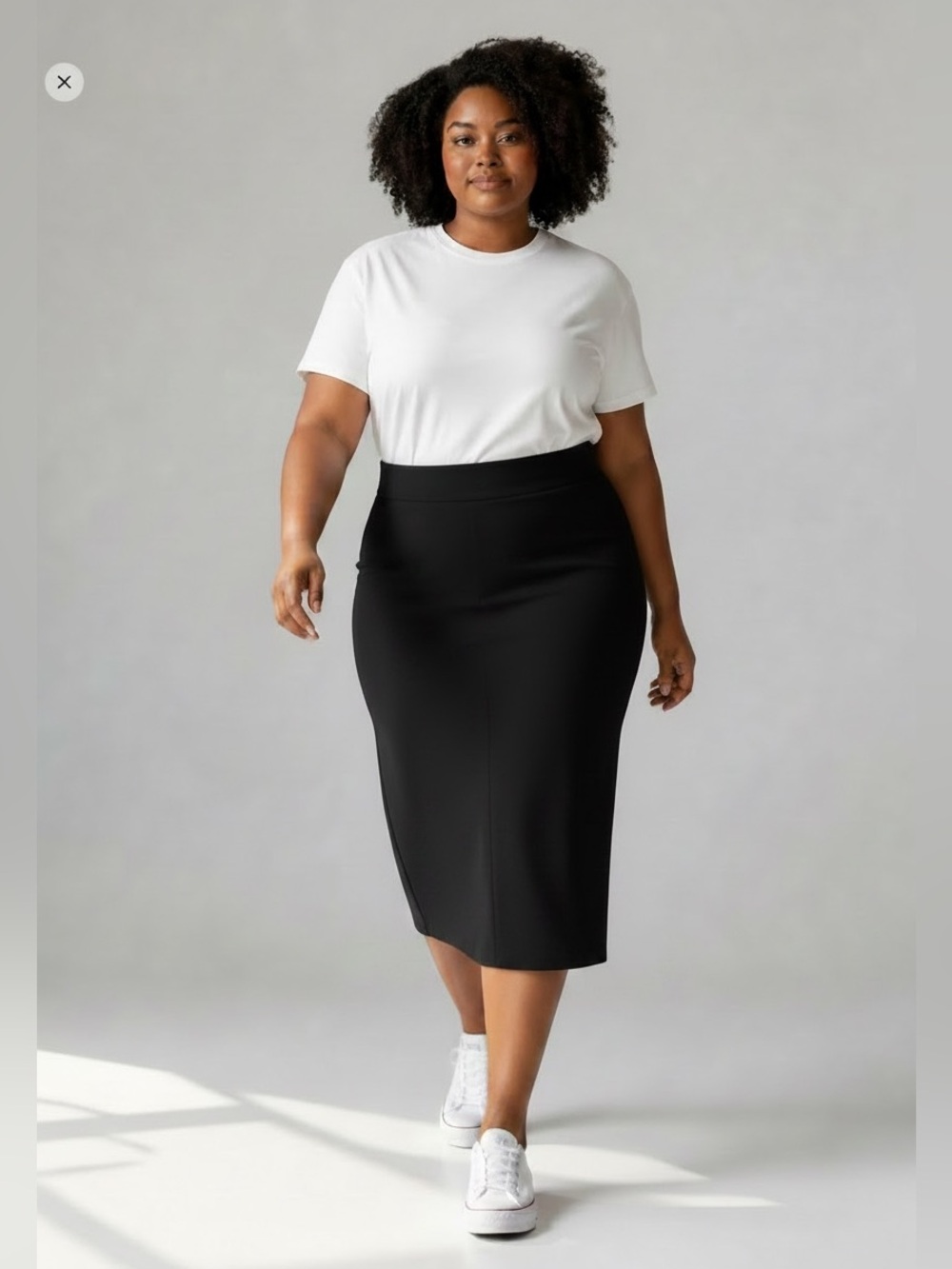 🌷 Alfani Black Midi Pencil Skirt #61